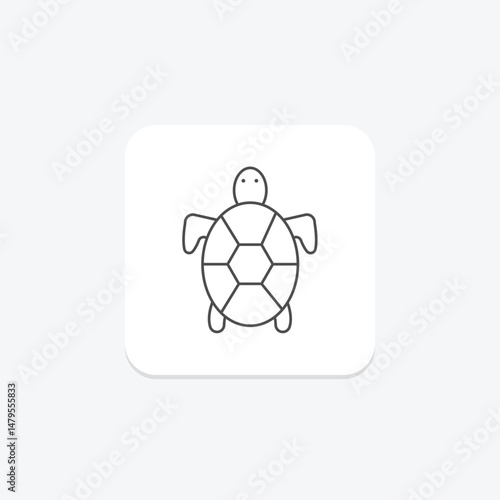 Tortoise, vector, pixel perfect, illustrator file