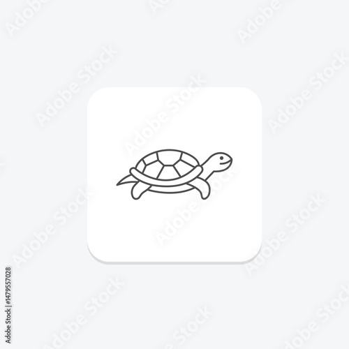 Red Eared Slider, vector, pixel perfect, illustrator file