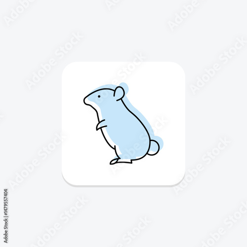 Hamster, vector, pixel perfect, illustrator file