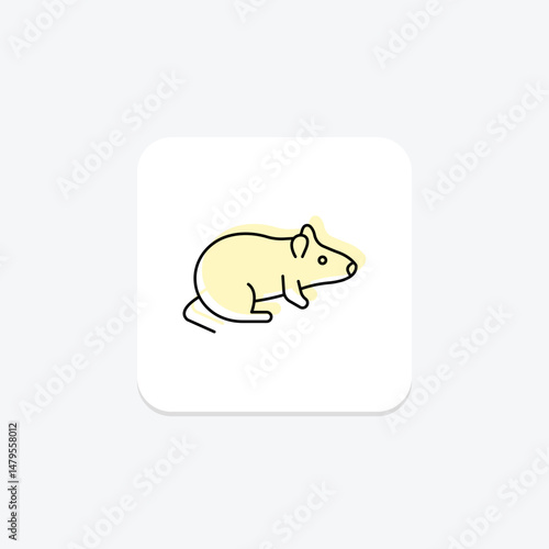 Rat, vector, pixel perfect, illustrator file