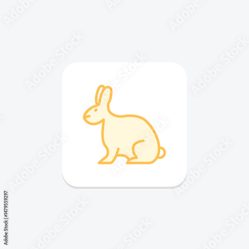 Rabbit, vector, pixel perfect, illustrator file