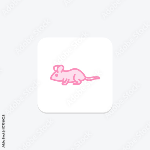 Gerbil, vector, pixel perfect, illustrator file