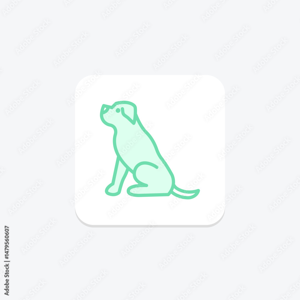Obraz premium Rottweiler, vector, pixel perfect, illustrator file