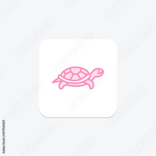 Red Eared Slider, vector, pixel perfect, illustrator file