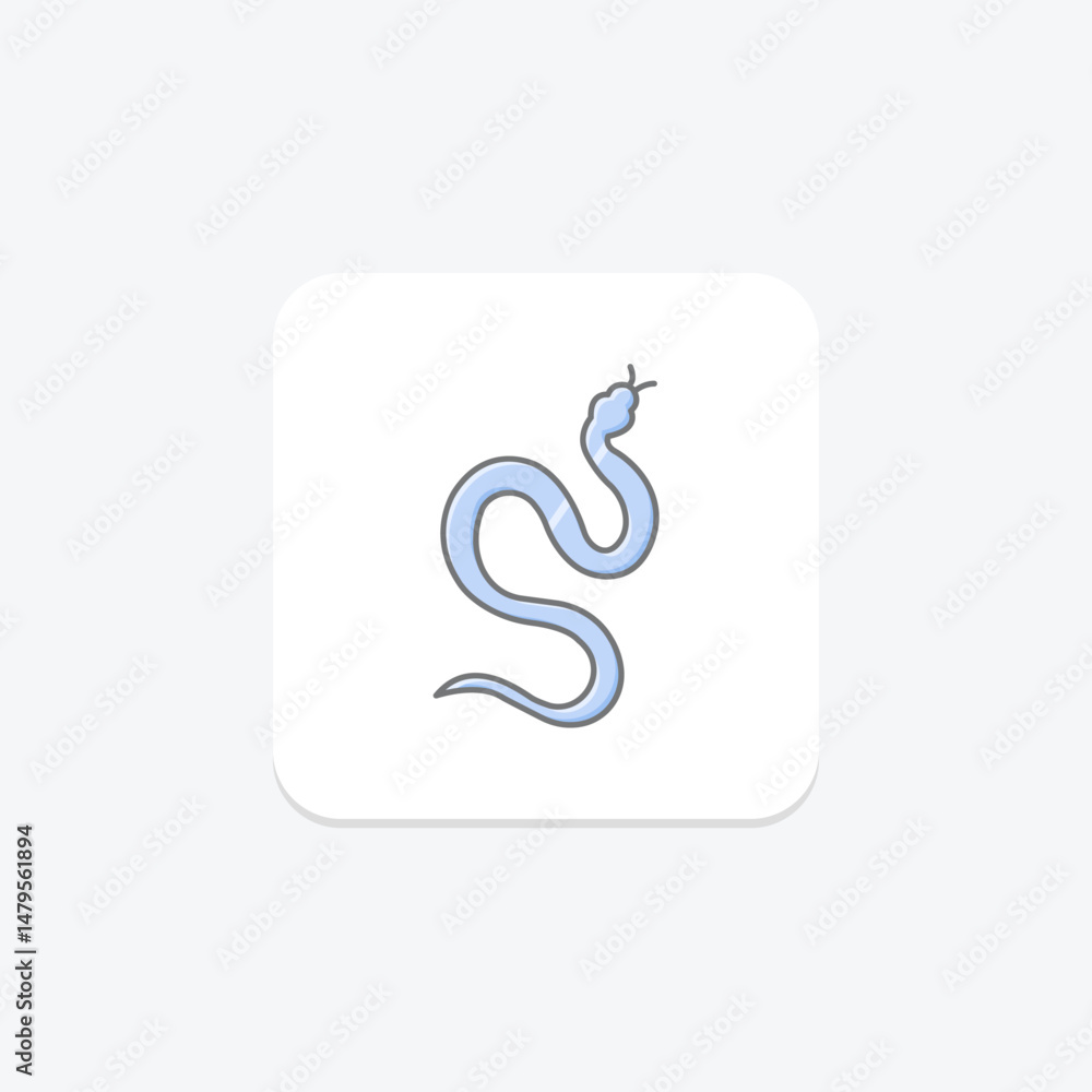 Obraz premium Corn Snake, vector, pixel perfect, illustrator file