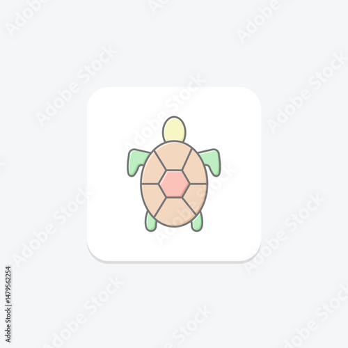 Tortoise, vector, pixel perfect, illustrator file