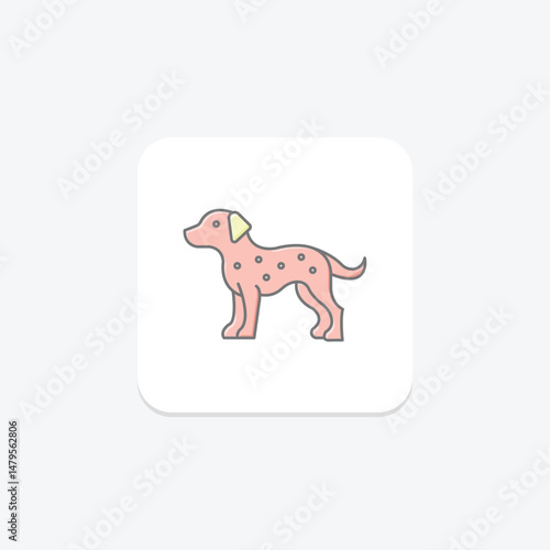 Dalmatian, vector, pixel perfect, illustrator file