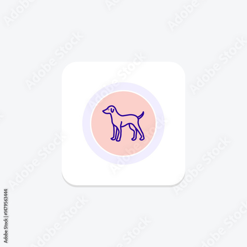 Dog, vector, pixel perfect, illustrator file