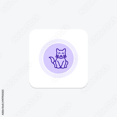 Persian Cat, vector, pixel perfect, illustrator file