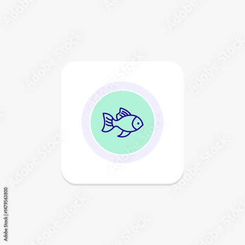 Goldfish, vector, pixel perfect, illustrator file