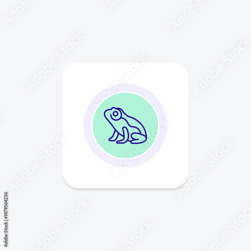 African Dwarf Frog, vector, pixel perfect, illustrator file