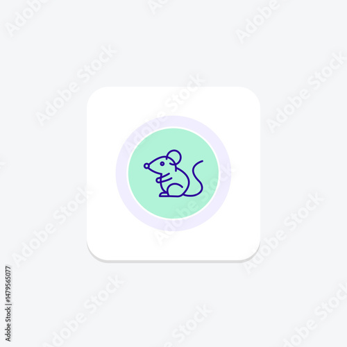 Fancy Mouse, vector, pixel perfect, illustrator file