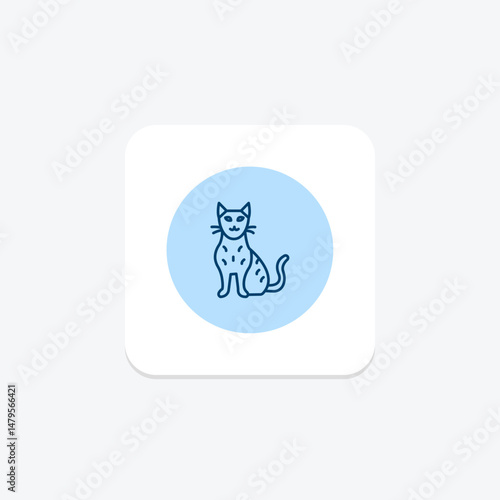 Free Download Bengal Cat, vector, pixel perfect, illustrator file - GFXLoad