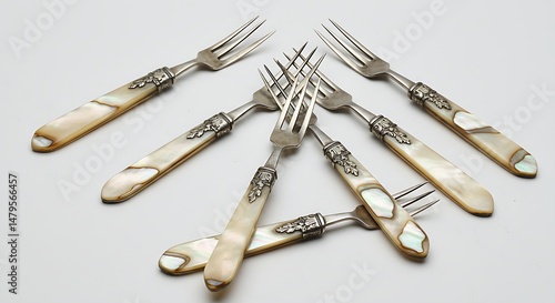 Vintage Fork with Mother of Pearl Handle