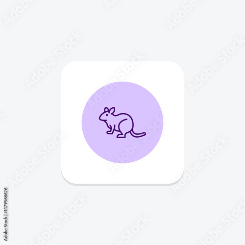 Degu, vector, pixel perfect, illustrator file