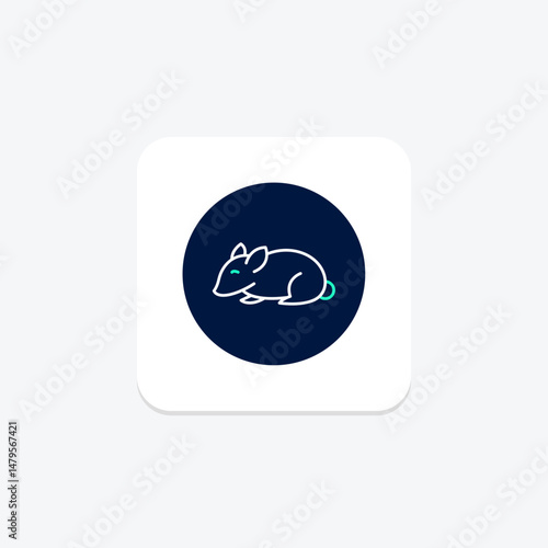 Chinchilla, vector, pixel perfect, illustrator file