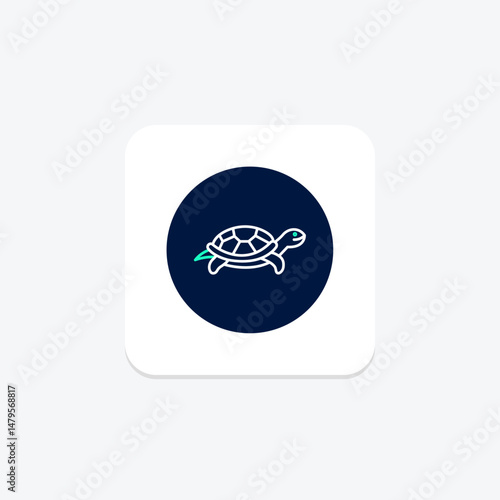Red Eared Slider, vector, pixel perfect, illustrator file