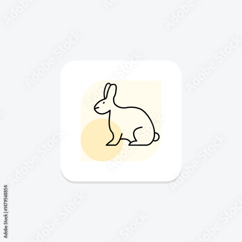 Rabbit, vector, pixel perfect, illustrator file
