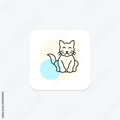 Persian Cat, vector, pixel perfect, illustrator file