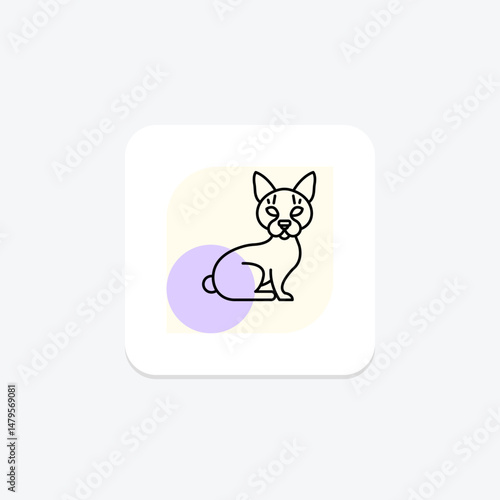 Sphynx Cat, vector, pixel perfect, illustrator file