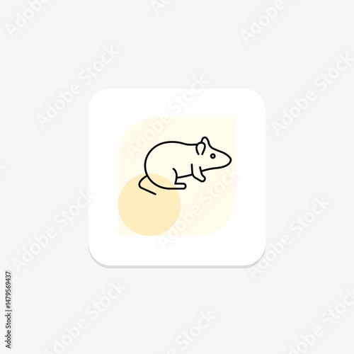 Rat, vector, pixel perfect, illustrator file