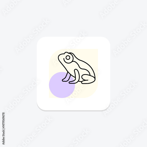 African Dwarf Frog, vector, pixel perfect, illustrator file