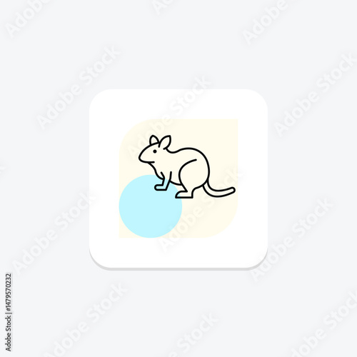Degu, vector, pixel perfect, illustrator file