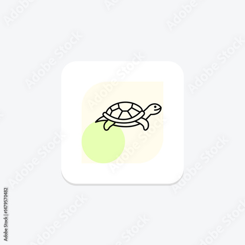 Red Eared Slider, vector, pixel perfect, illustrator file