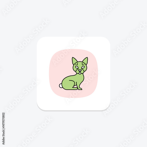 Sphynx Cat, vector, pixel perfect, illustrator file