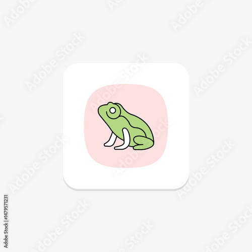 African Dwarf Frog, vector, pixel perfect, illustrator file
