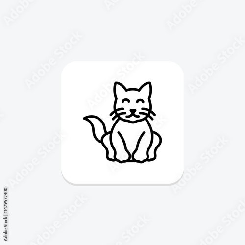 Persian Cat, vector, pixel perfect, illustrator file