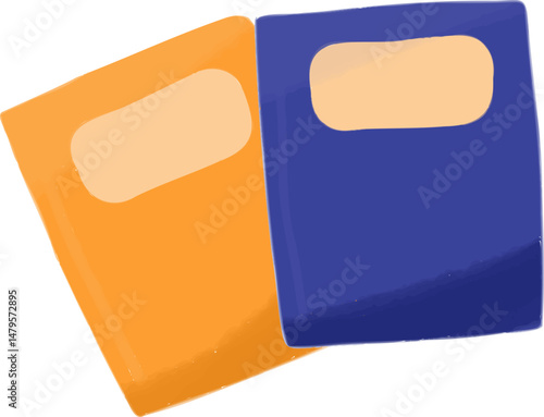 Books Illustration. Back to School