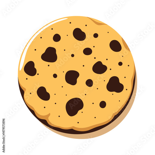 Cookie Illustrations on White Background