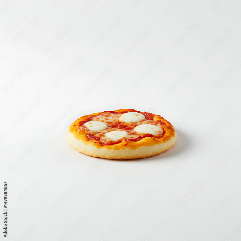 Mini Pizza with Four Cheese Melts and Tomato Sauce Mini Pizza with Four Cheese Melts and Tomato Sauce