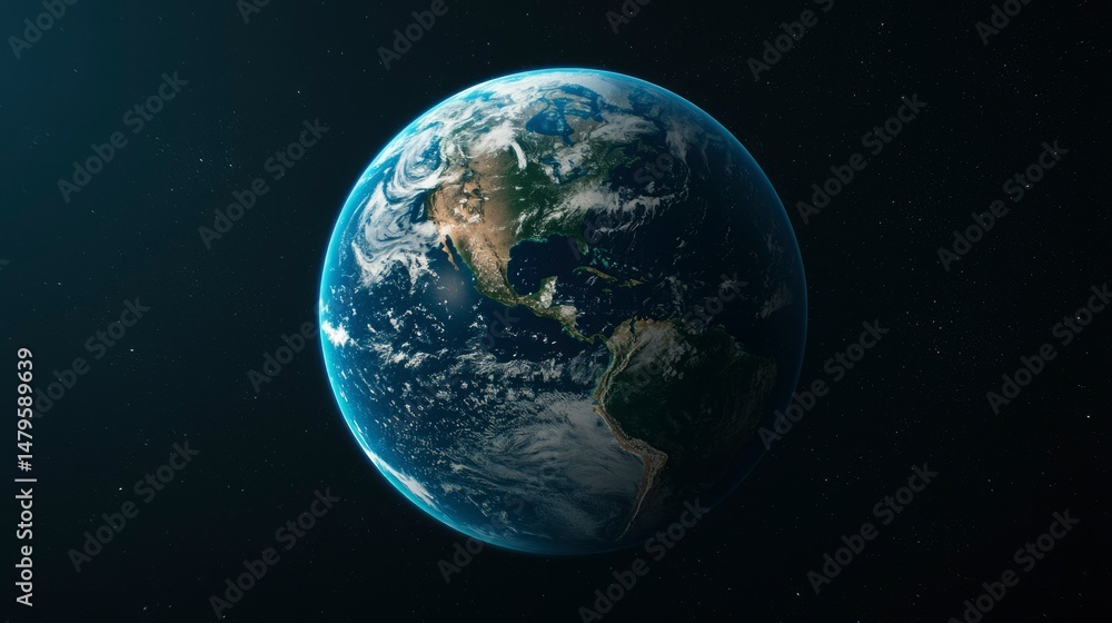 Fototapeta premium Earth from Space (1)