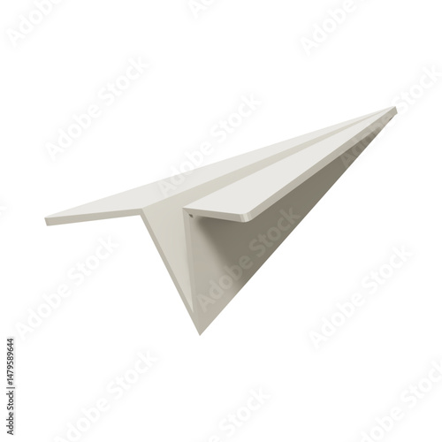 paper plane 3d icon