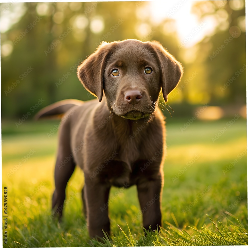 Young Labrador Retriever 4 Months Old Young Labrador Retriever 4 Months Old