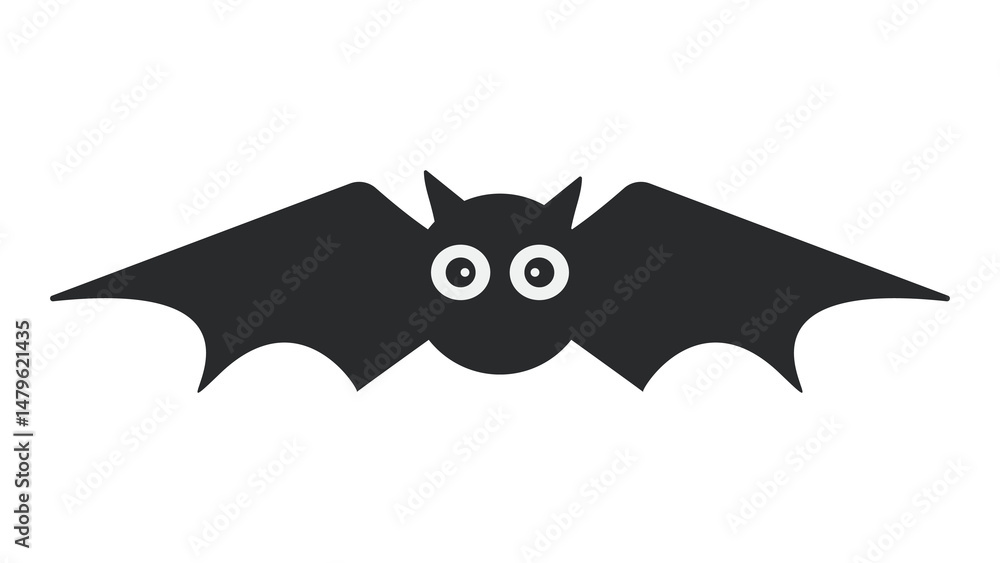 Adorable bat design perfect for Halloween spooky cute night flying mammal wildlife art graphic Adorable bat design perfect for Halloween spooky cute night flying mammal wildlife art graphic