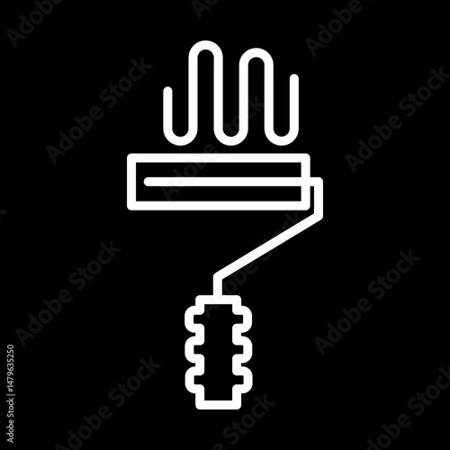 Paint Roller icon design