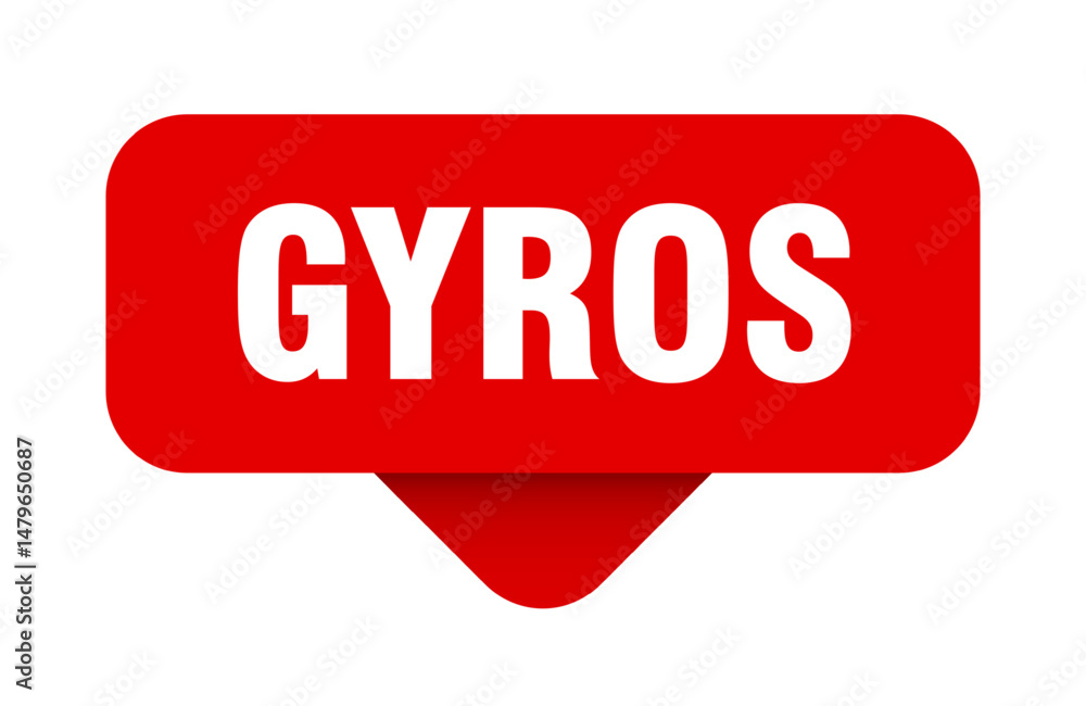 gyros sticker. gyros sign on transparent background gyros sticker. gyros sign on transparent background