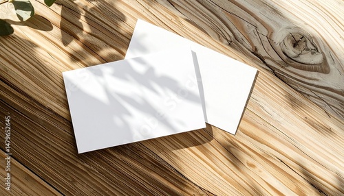 名刺のモックアップ