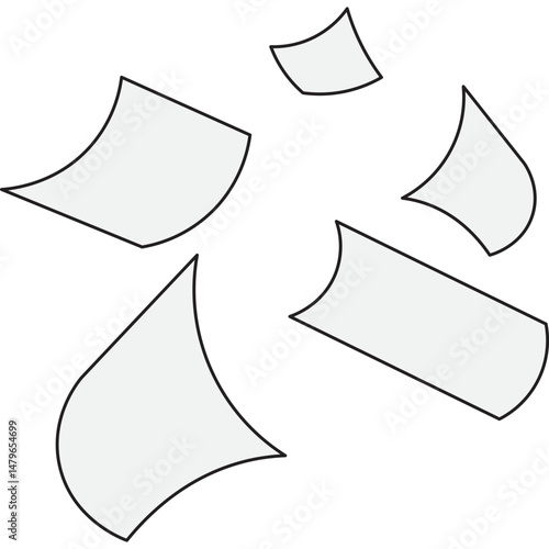 Falling Papers Element