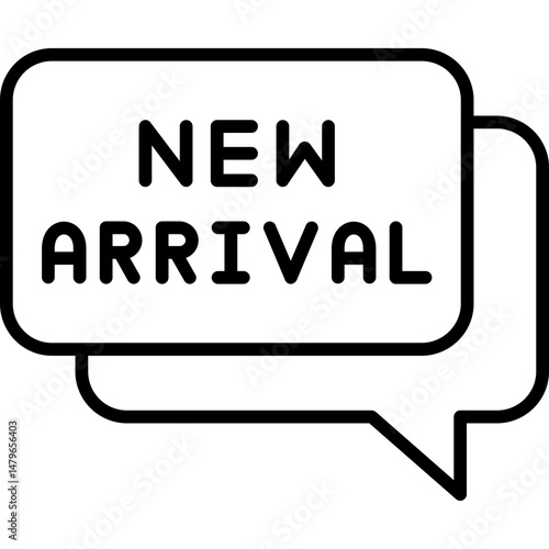 New Arrival Icon Recently Launched Product Tag