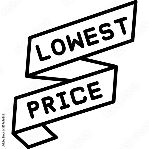 Lowest Price Icon Cheapest Deal Symbol