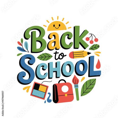 Back to School t-shirt design vector Art & Illustration