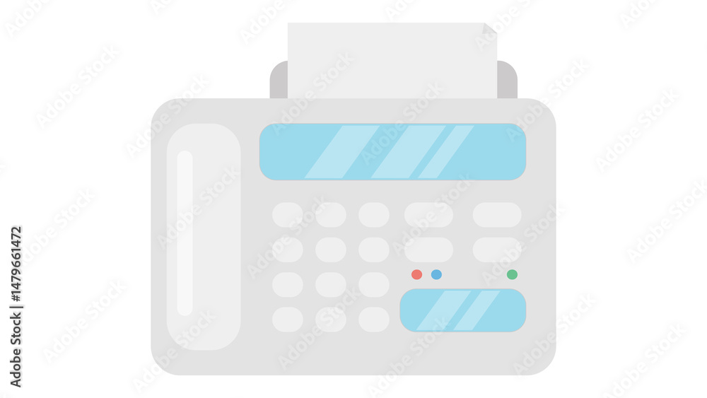 Modern Fax Machine Design Clean Lines Minimalist Style Efficient Communication Technology Modern Fax Machine Design Clean Lines Minimalist Style Efficient Communication Technology