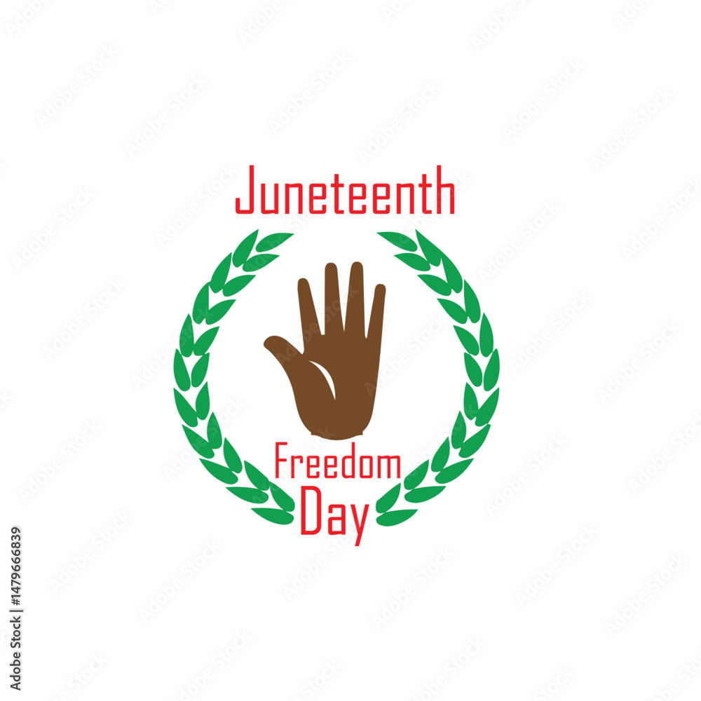 Obraz premium Juneteenth vector