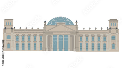 Reichstag Building Berlin iconic architecture majestic dome stunning detail