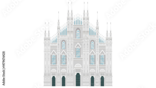 Milan Cathedral Majestic Italian Gothic Architecture Stunning Facade