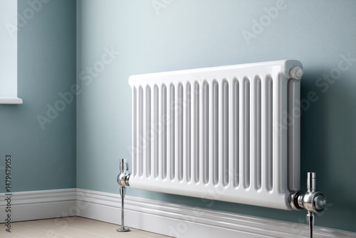 Wallpaper Mural Minimalist home heating concept with modern radiator design in a contemporary interior setting for architecture and design projects Torontodigital.ca